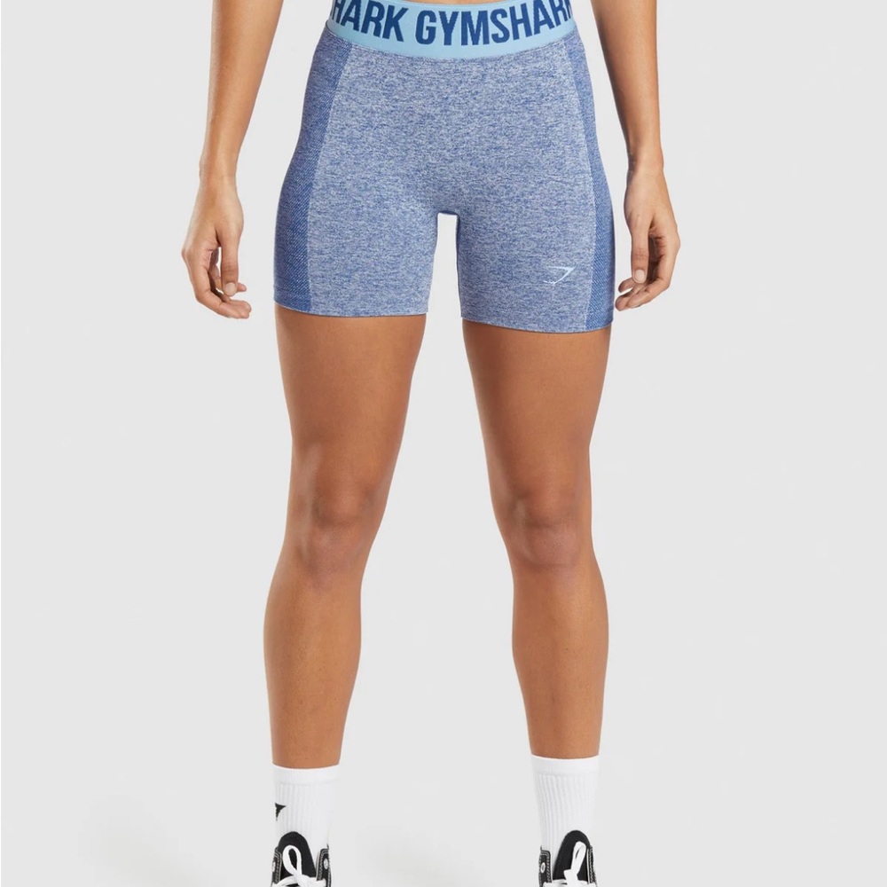 Gymshark Blue Athletic Compression Shorts